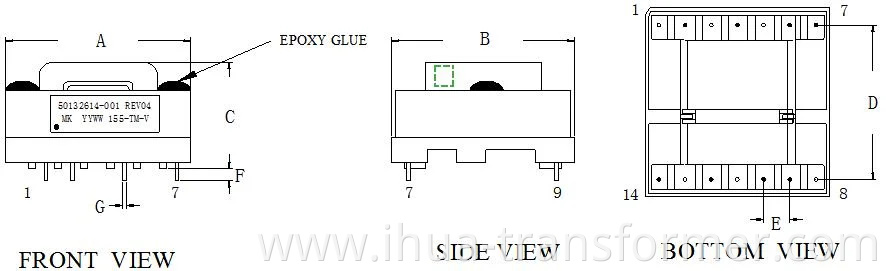 More Energy Saving Ferrite Core Er35 Bobbins SMPS High Frequency Power Audio Transformer